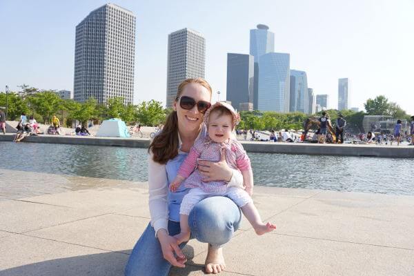 Yeouido Han River Park in Seoul