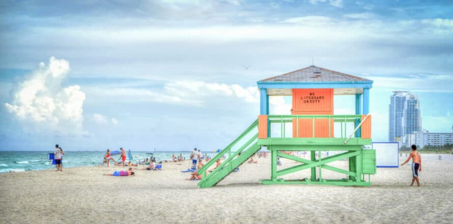 Rettungsschwimmer Station, Florida (USA)