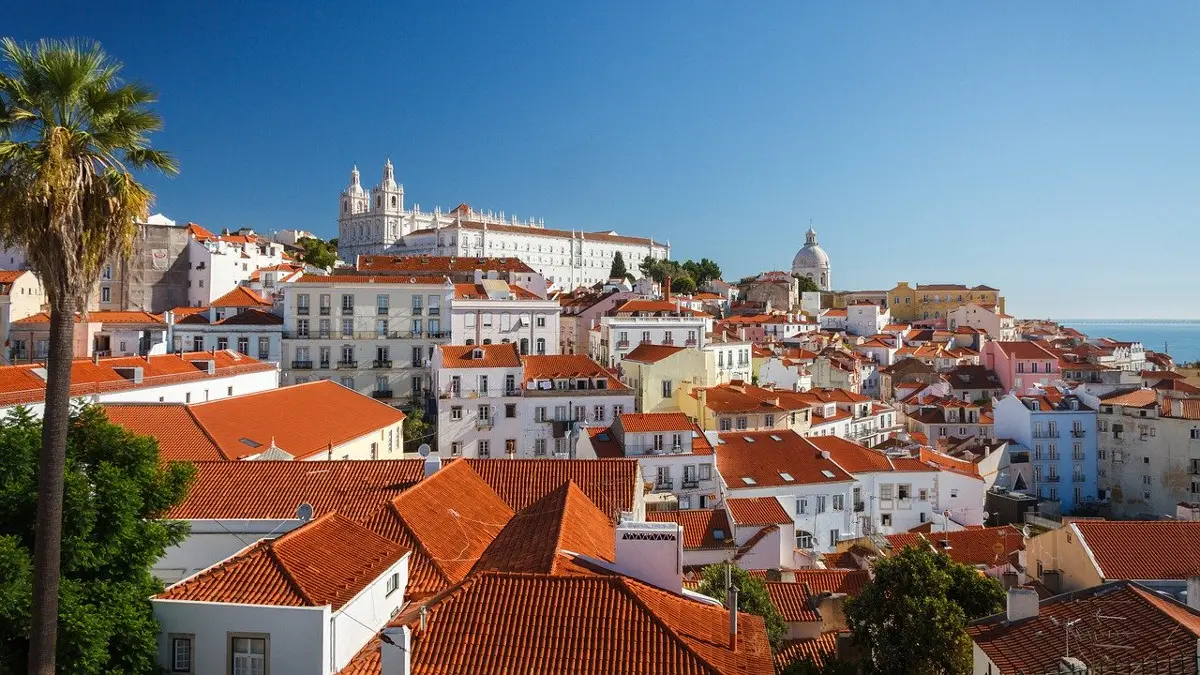 Die schöne Altstadt von Lissabon - Portugal