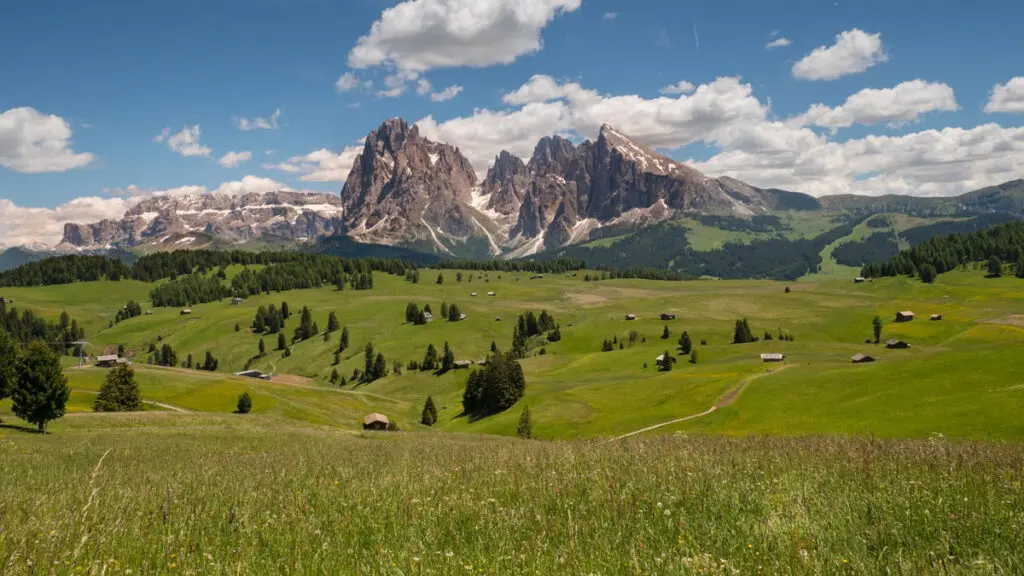 Südtirol mit Blick auf die Dolomiten