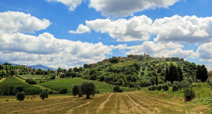 Die Toskana ist weltbekannt für seine romantische Landschaften